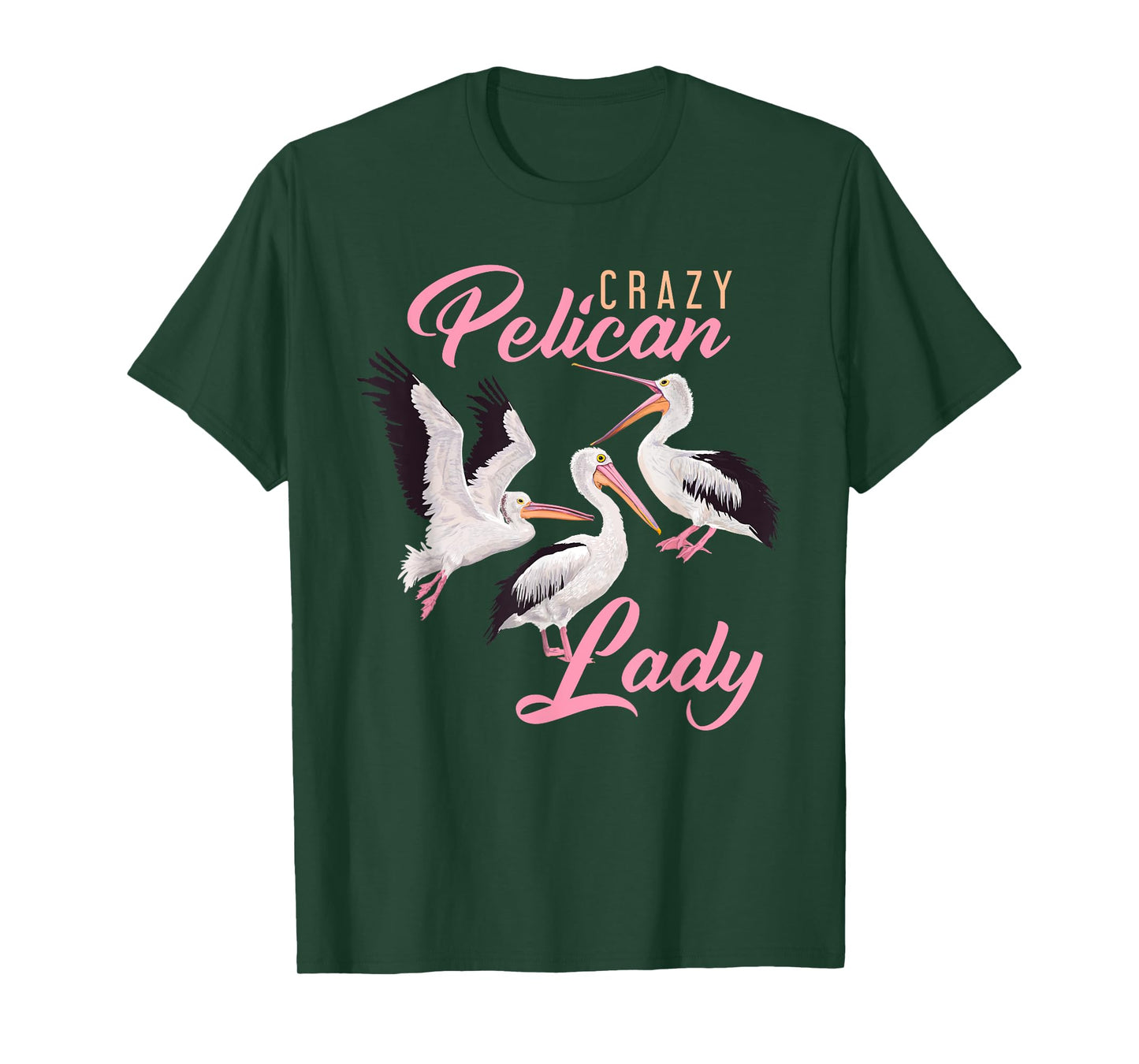Pelican Lady Ornithologist Women Gift Pelican T-Shirt