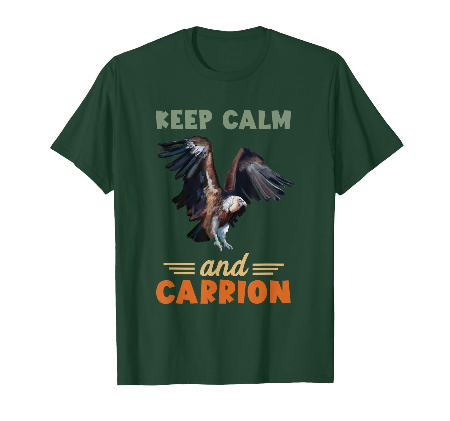 Vulture Keep Calm Bird Watcher Carrion Vulture Lover T-Shirt