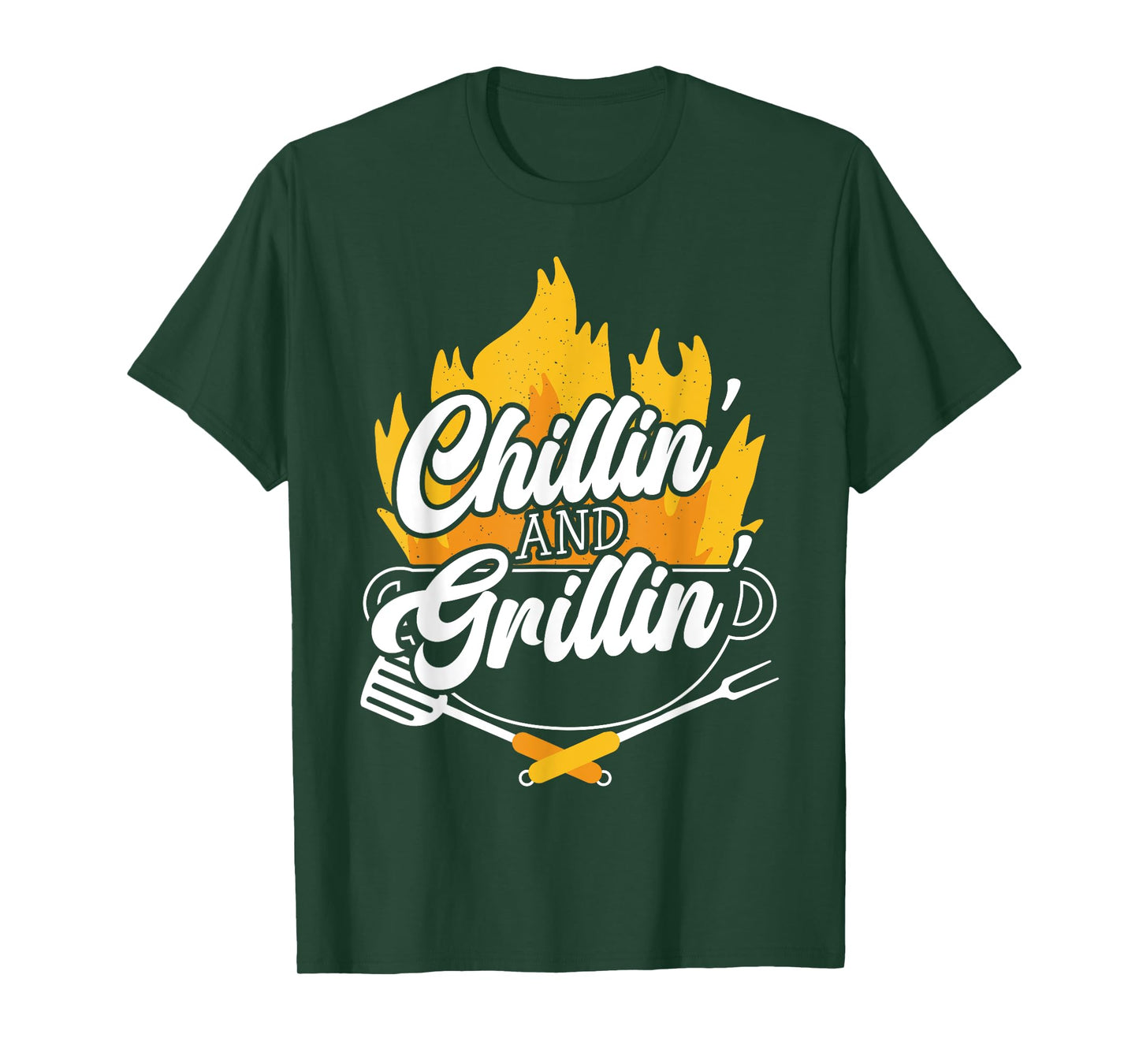 Chillin' And Grillin' BBQ Grillmaster Barbecue T-Shirt