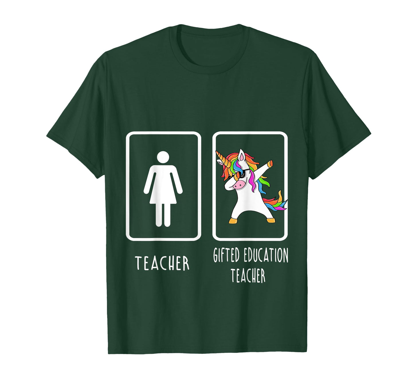 GIFTED EDUCATION TEACHER Unicorn Shirt Men Women Kids T-Shirt