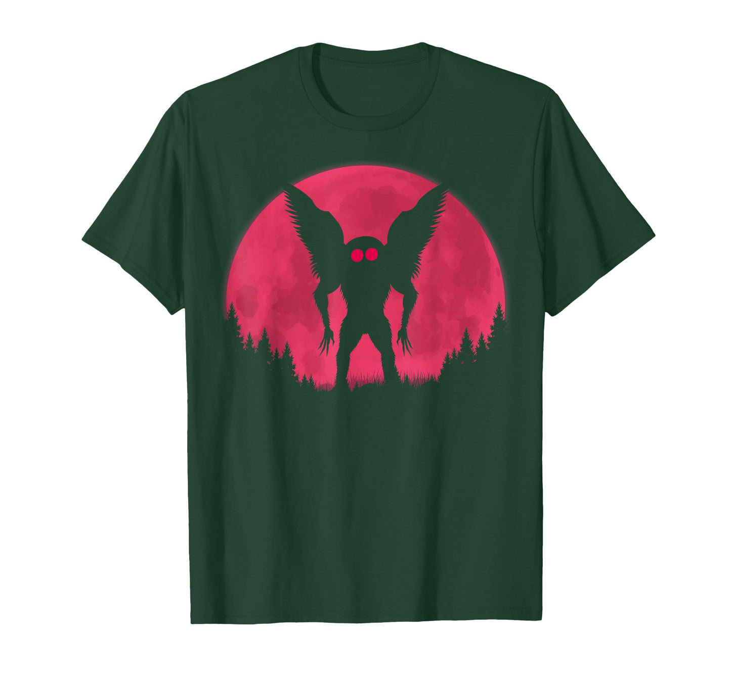 Mothman Moon! Funny Cryptid For Men Women Kids! Moth man T-Shirt