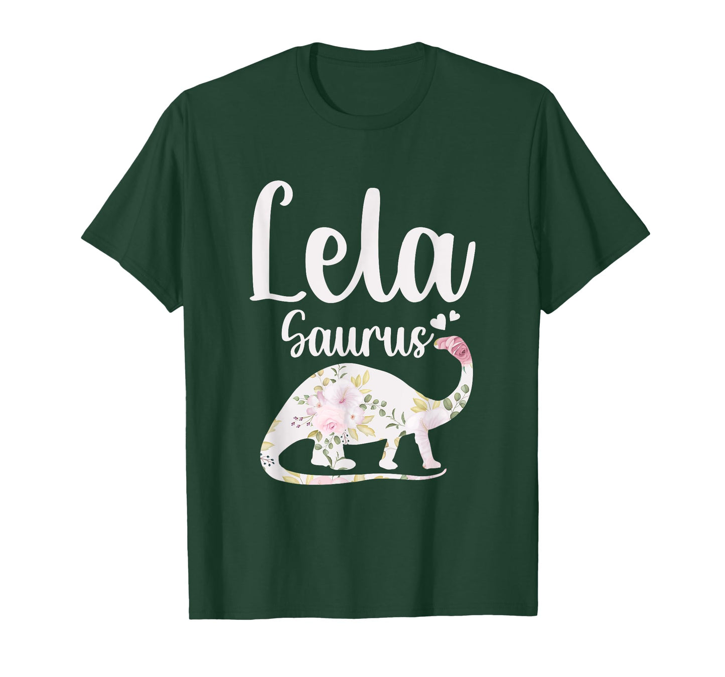 Lela Saurus Grandma Mother's Day Thanksgiving Christmas T-Shirt