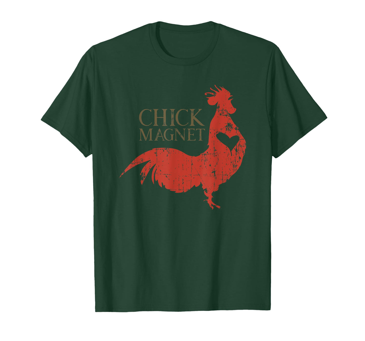 Chick Magnet Funny Rooster Adult Humor Retro Vintage T-Shirt