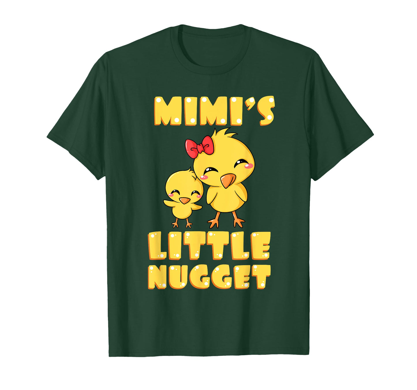 Mimi's Little Nugget Chicken Lover Grandma Mother's Day T-Shirt