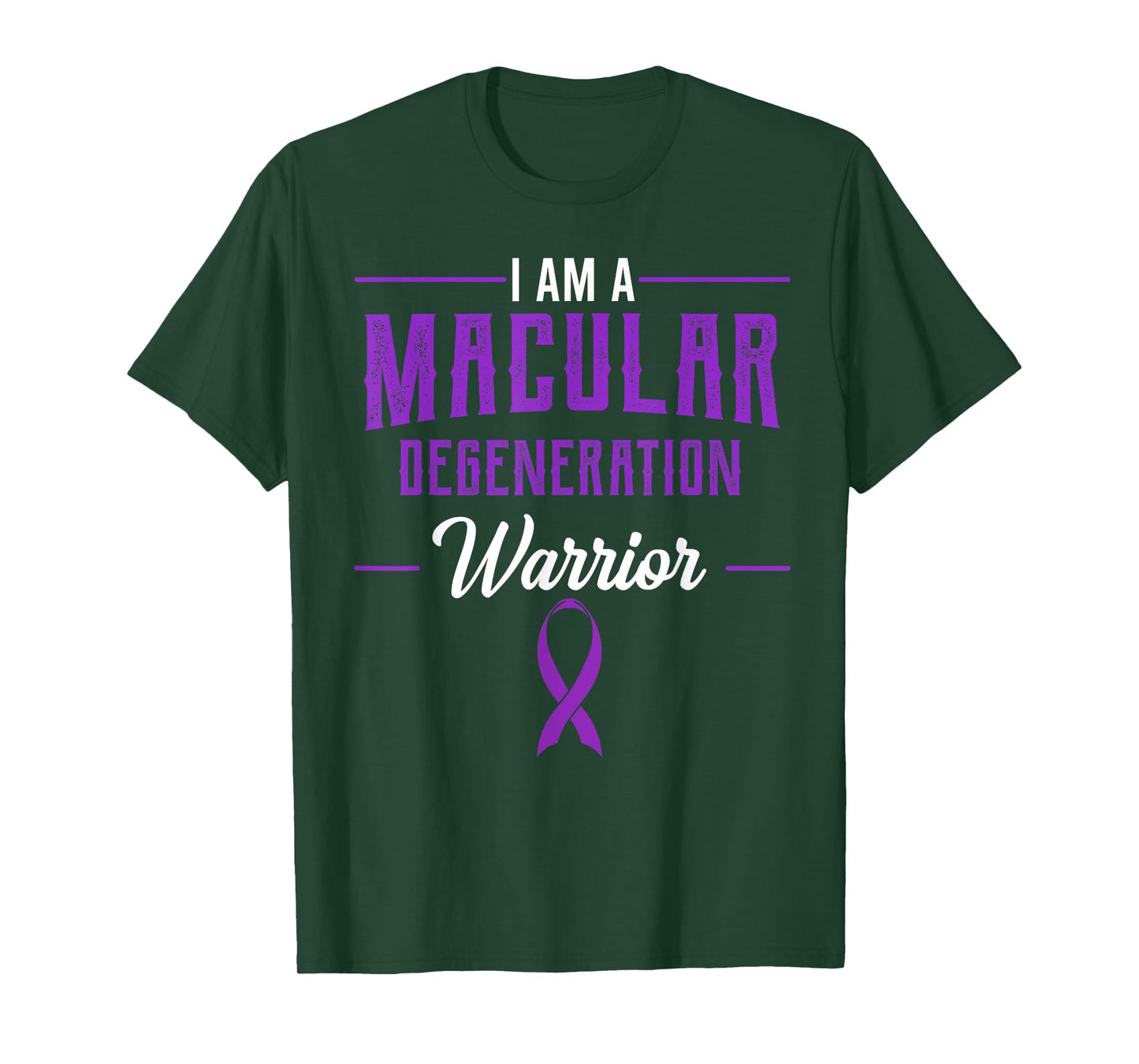 Macular Degeneration AMD ARMD Age-Related Warrior Supporters T-Shirt