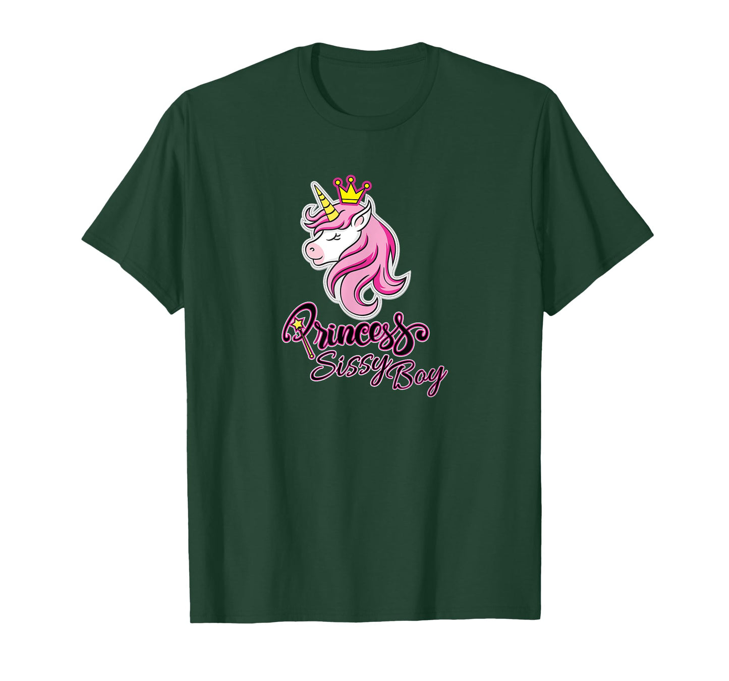PRINCESS SISSY BOY - Princess Unicorn Design T-Shirt