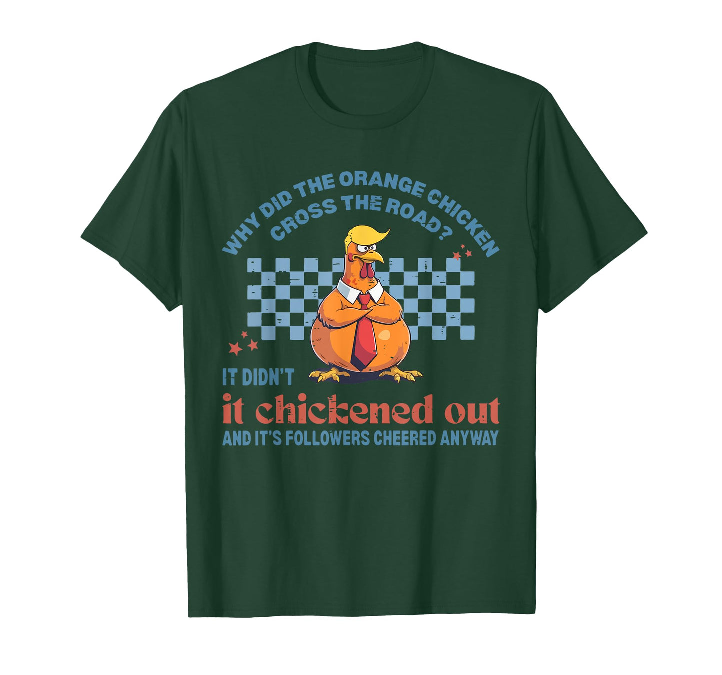 Retro Funny TACO Trump always Chickens Out Cute Tariff Meme T-Shirt