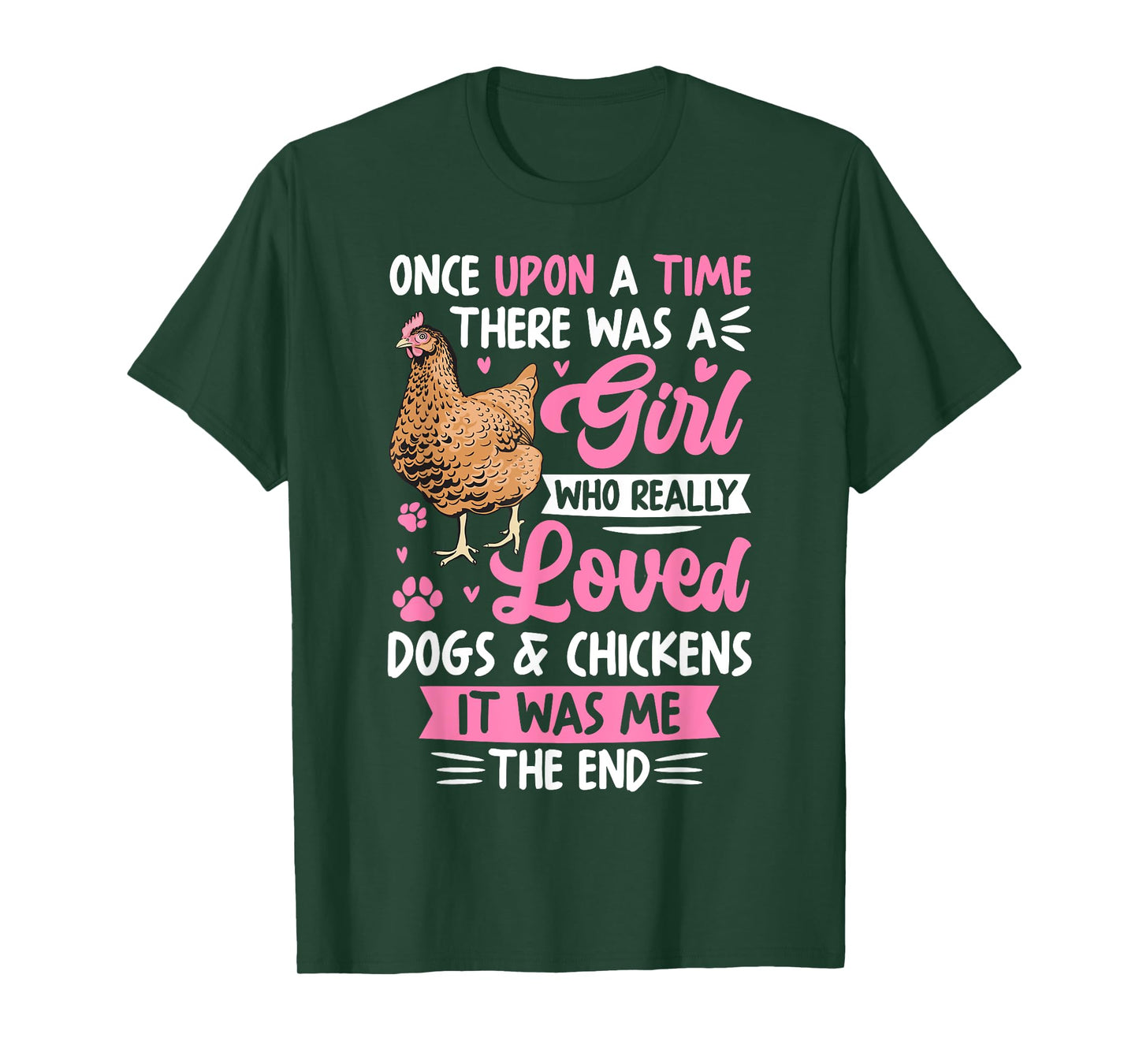 Women Chicken Shirt For Girls Chicken Dog Lover Farmer Kids T-Shirt