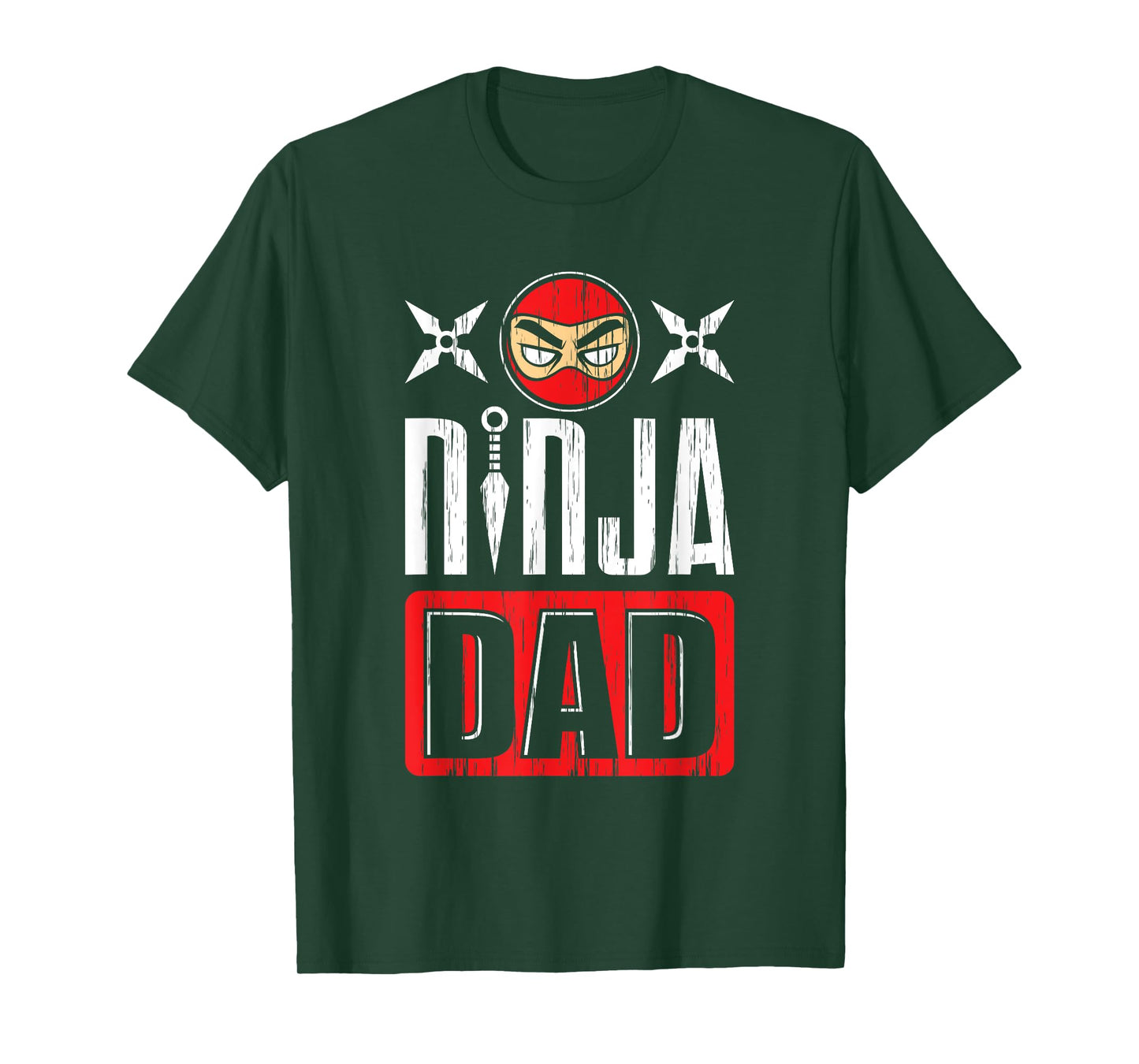 Ninja Dad Daddy Ninja Tee Father's Day Martial Arts Warrior T-Shirt