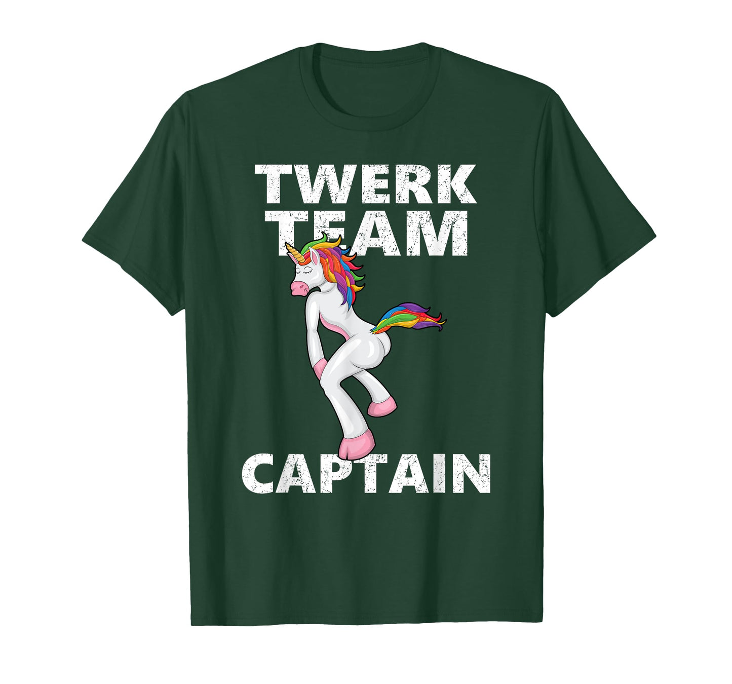 Twerk Team Captain Shirt, Funny Unicorn T-Shirt