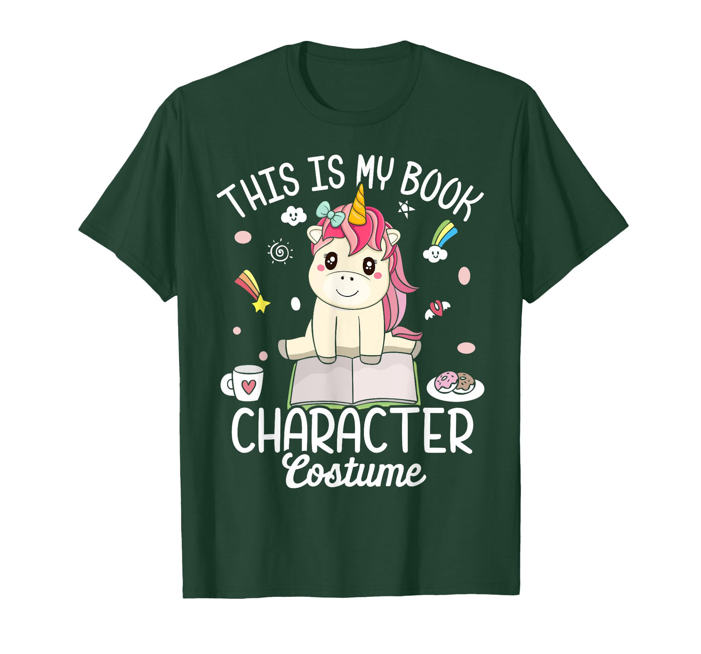 Book Character Costume Book Reader Girl Book Lover T-Shirt