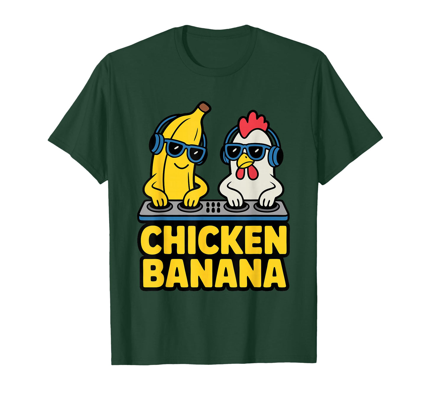 Funny Chicken Banana T-Shirt