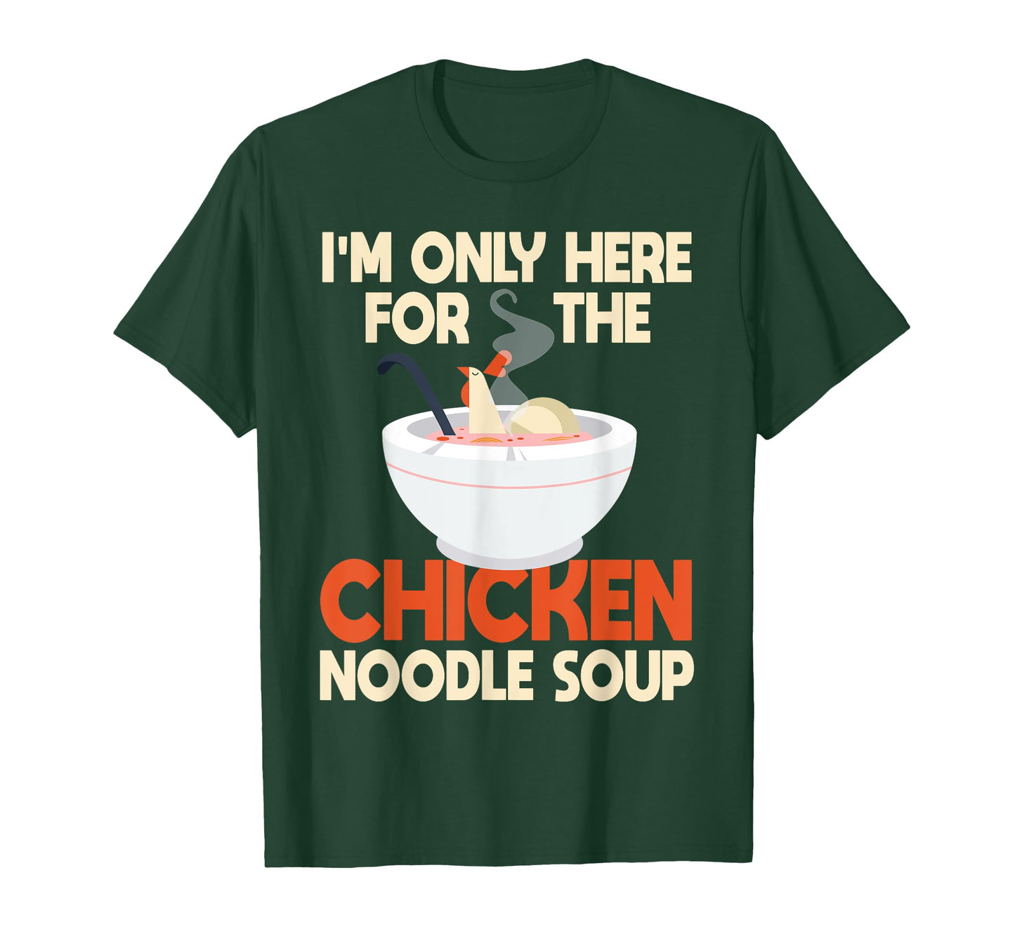 Funny Chicken Noodle Soup Costume Love Asian Food Humor T-Shirt