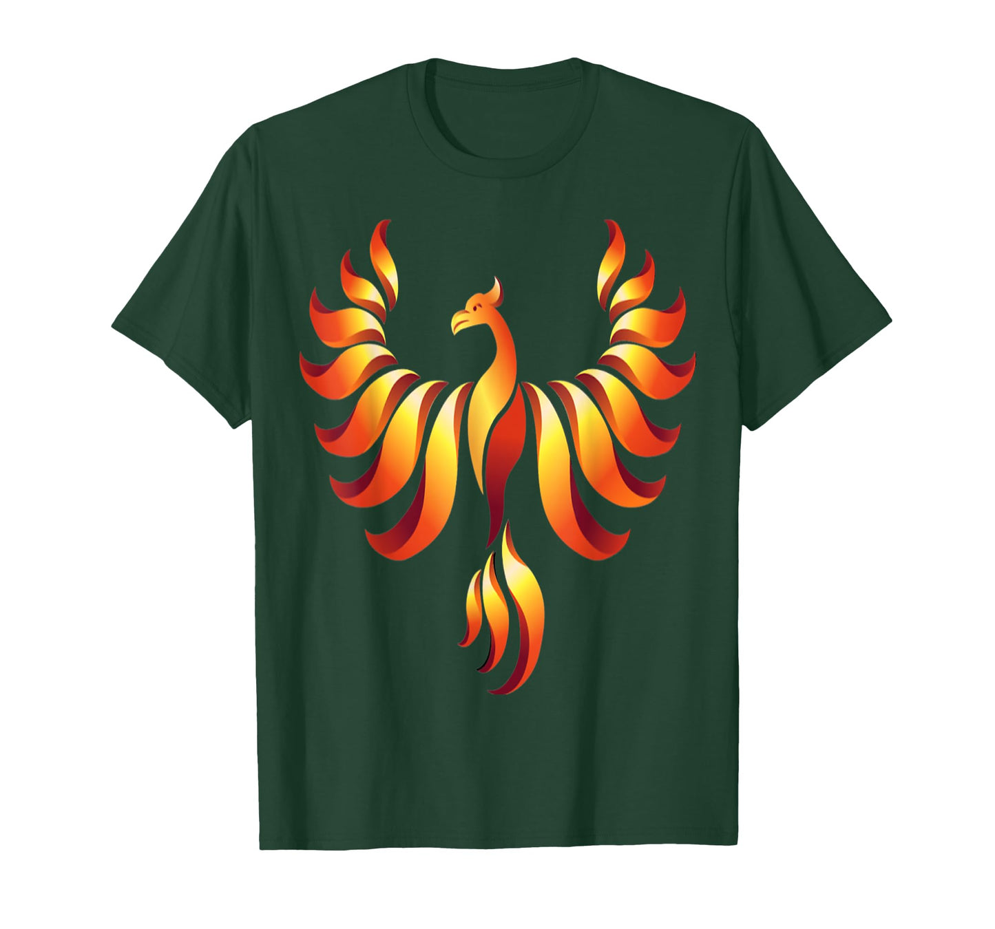Rising Phoenix Rise from the Ashes Rebirth Symbol T-Shirt