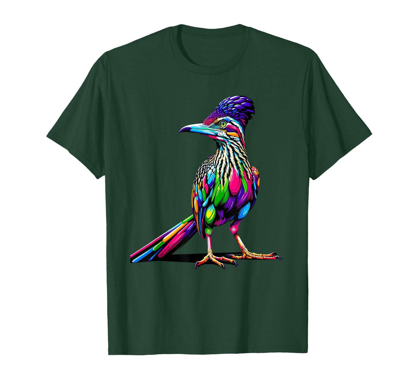 Colorful Pop Art Roadrunner Chaparral Bird T-Shirt