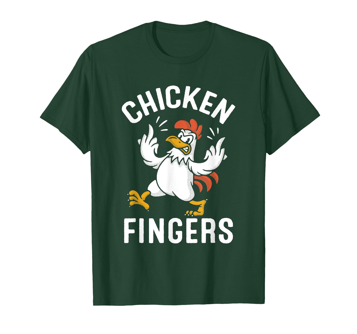 Chicken Fingers Funny Middle Finger Animal T-Shirt