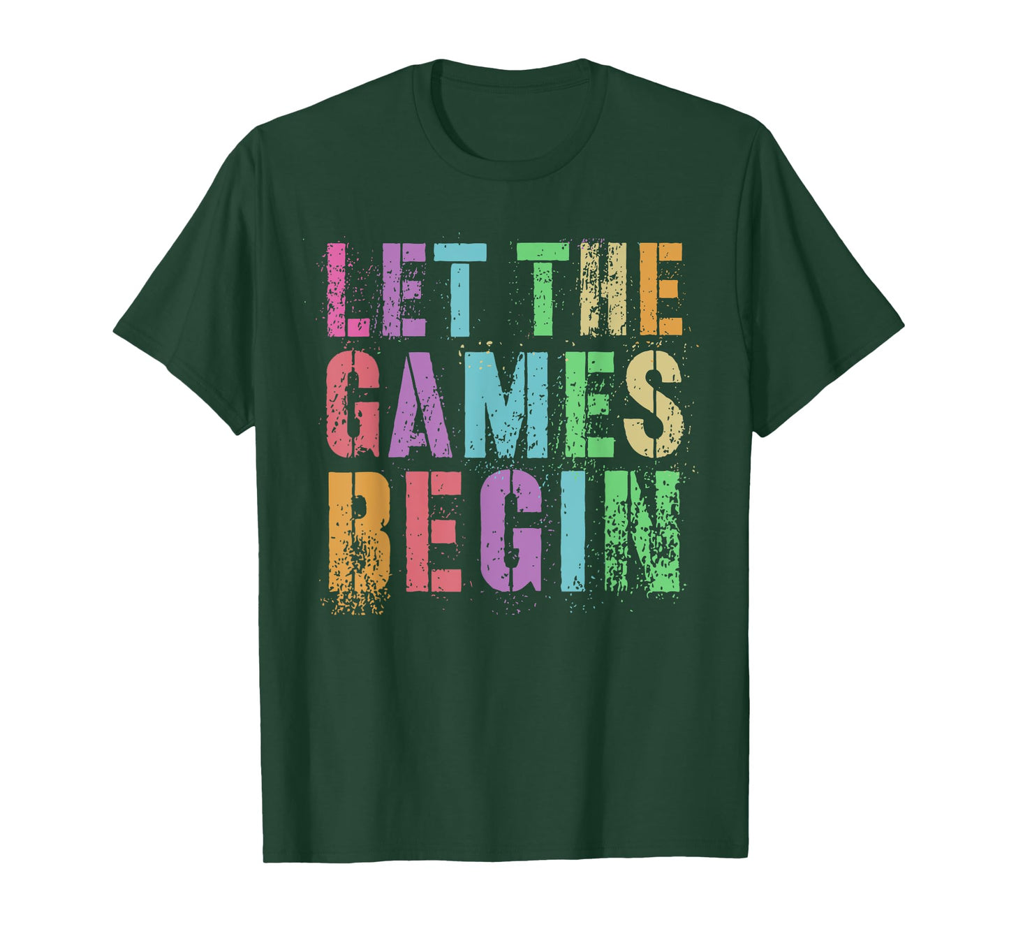 LET THE GAMES BEGIN School's Out Field Day Legend Last Day T-Shirt