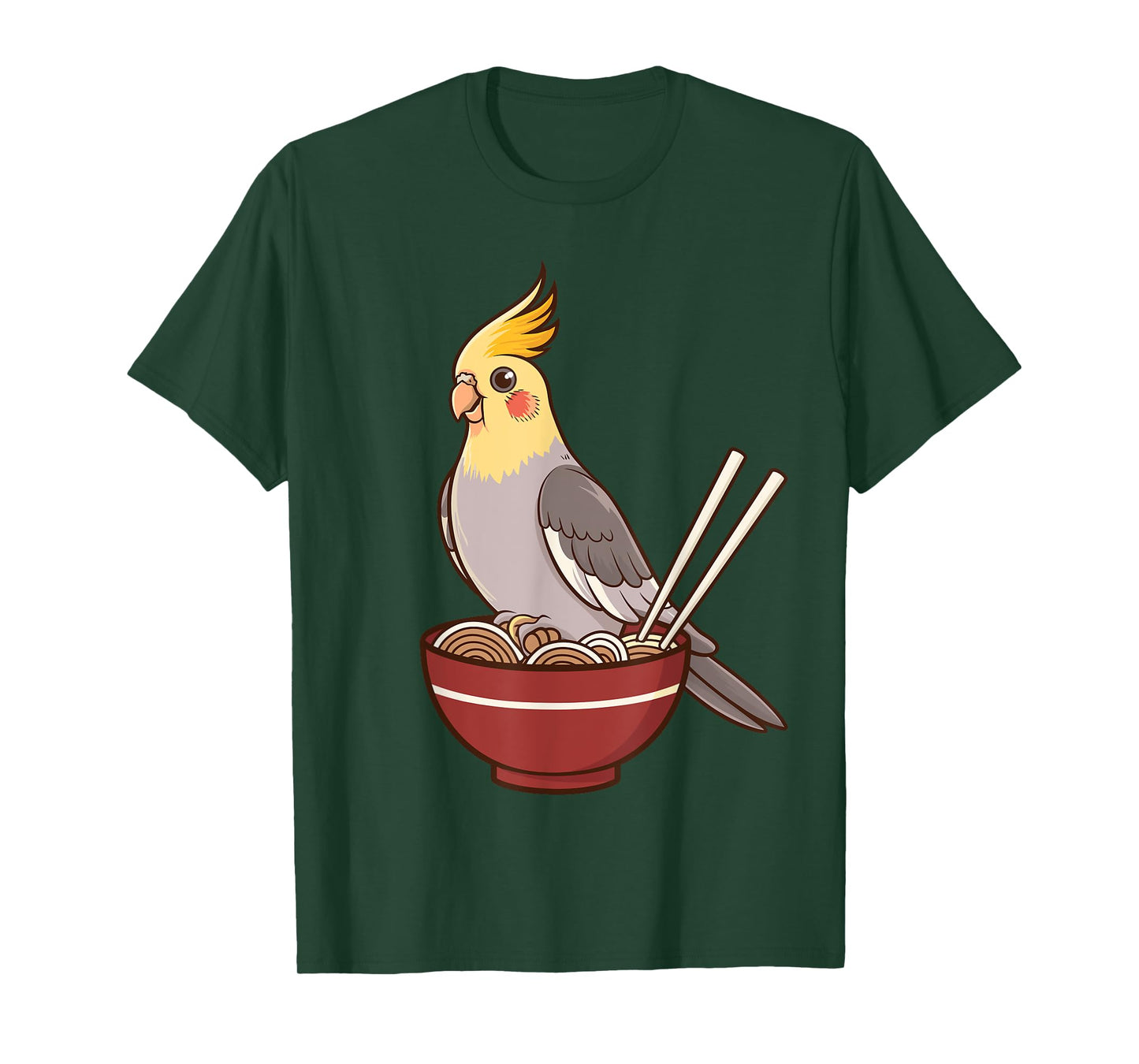 Cute Cockatiel Art For Men Women Kids Cockatiel Bird Lover T-Shirt