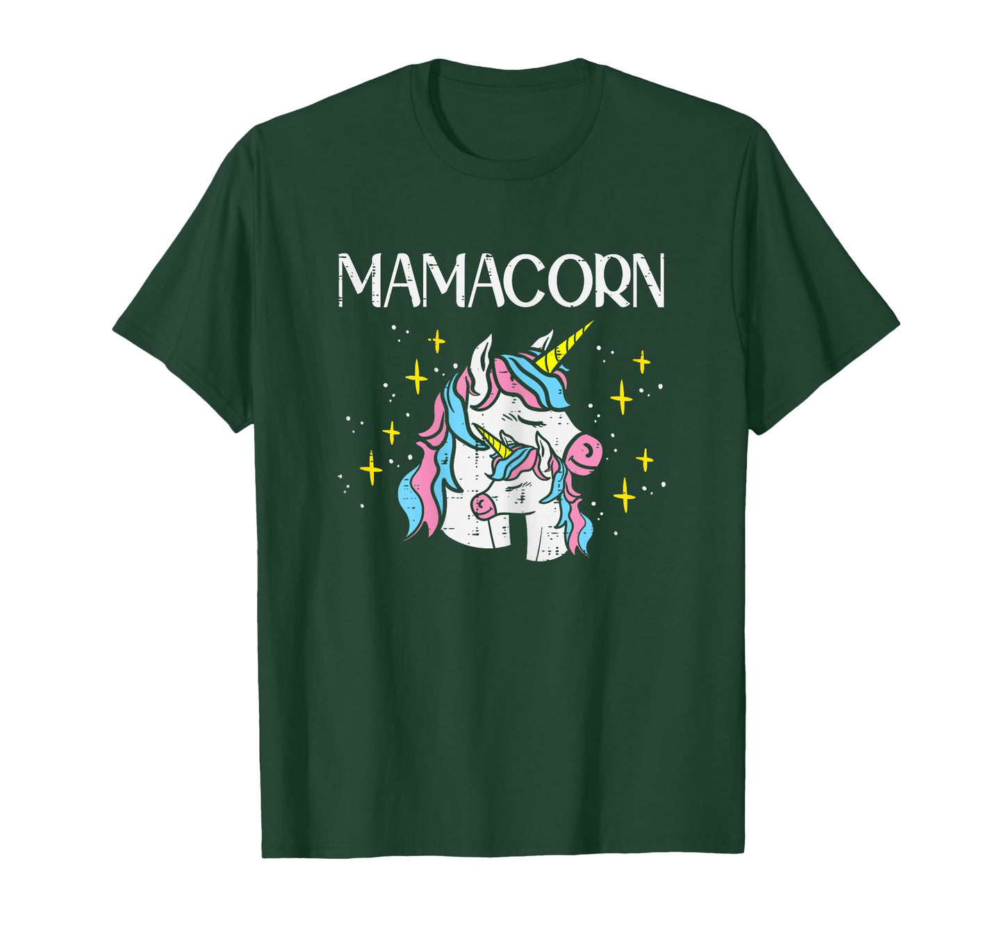 Mamacorn Mama Unicorn Magical Mothers Day Mom Mommy Women T-Shirt