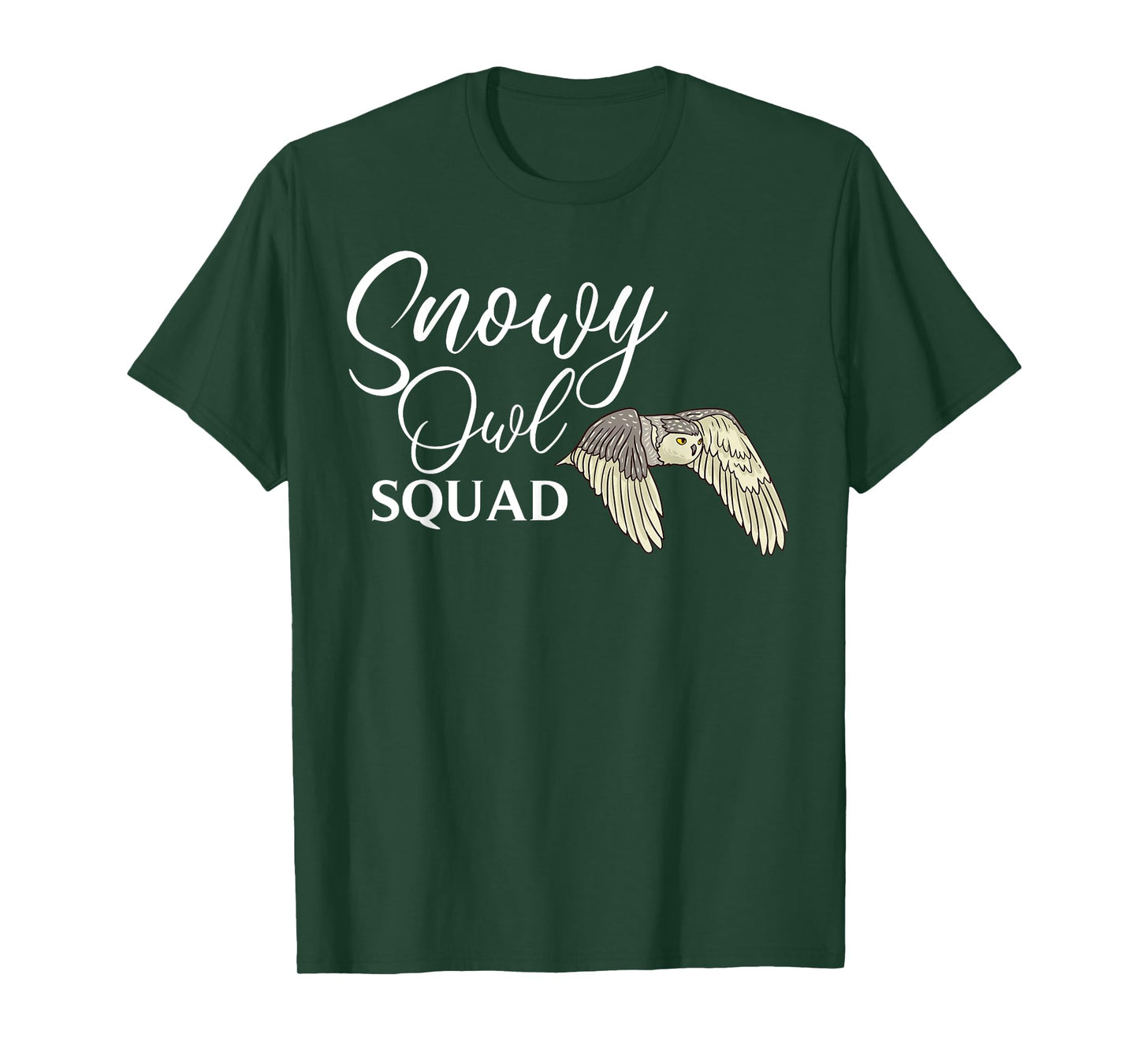 Snowy Owl Funny Birds Cute Animals T-Shirt