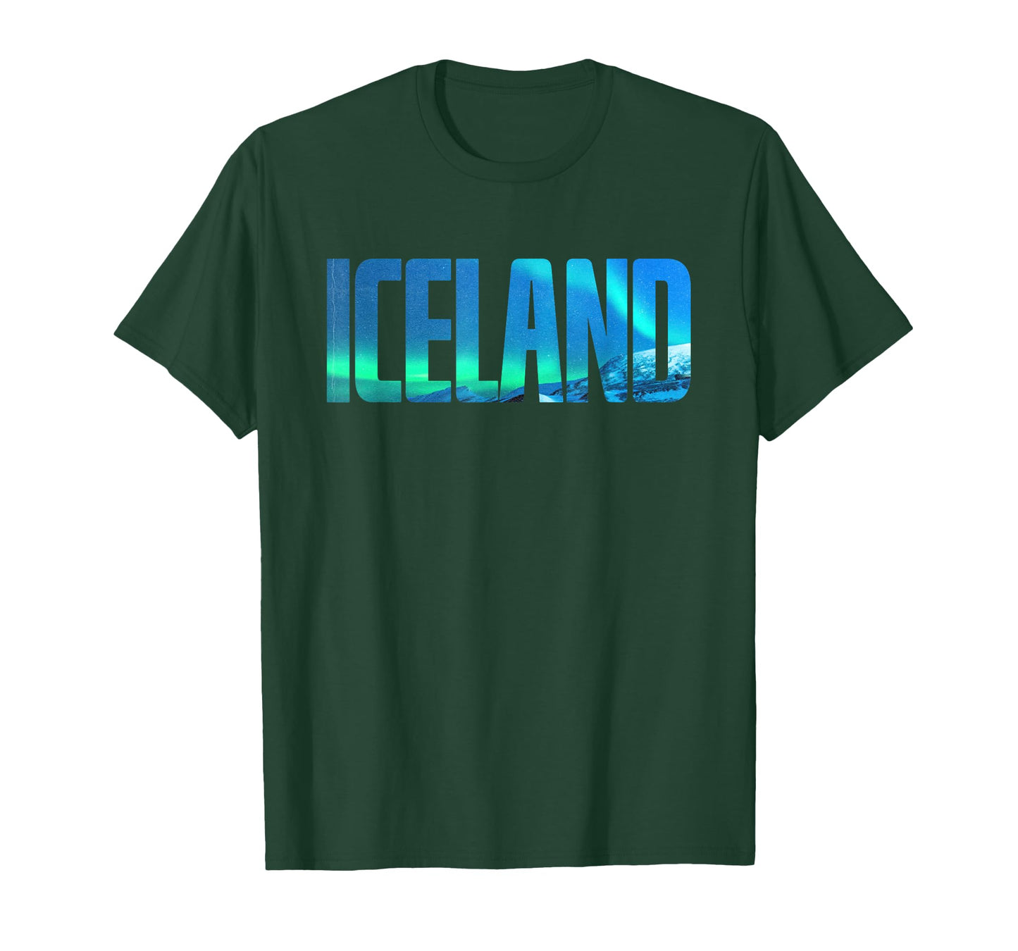 Icelandic Lights Reykjavik Vacations Iceland T-Shirt