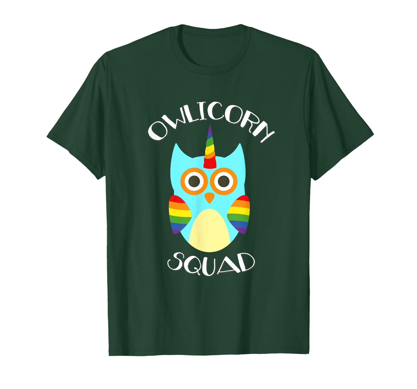 Owlicorn Owl Unicorn Mash Up Squad Shirt T-Shirt
