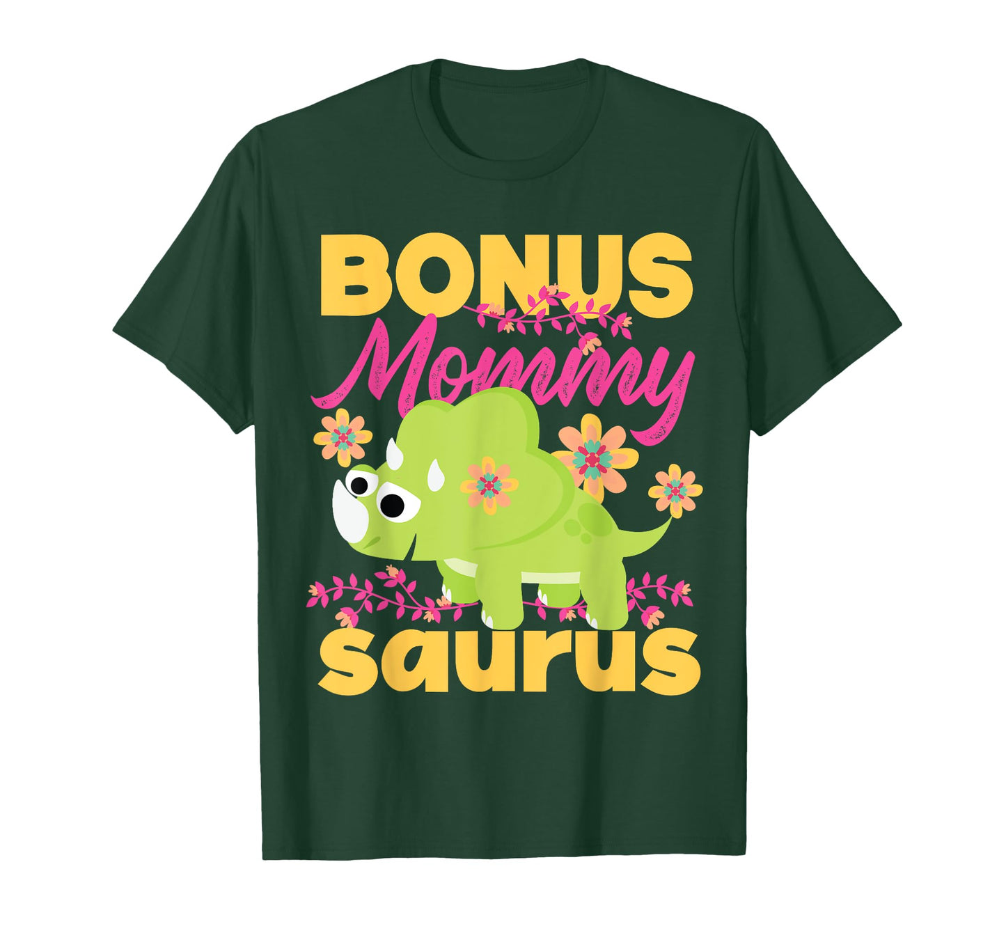 Bonus Mommy Saurus Dinosaur For Step Moms T-Shirt