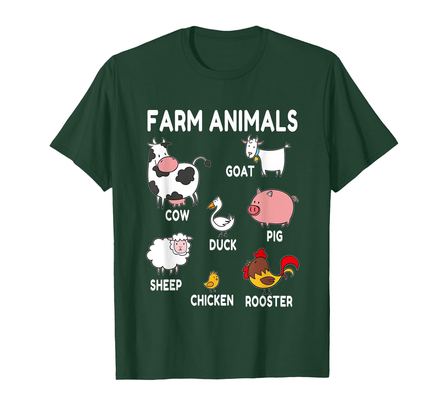 Funny Farm Animals Toddler T-Shirt