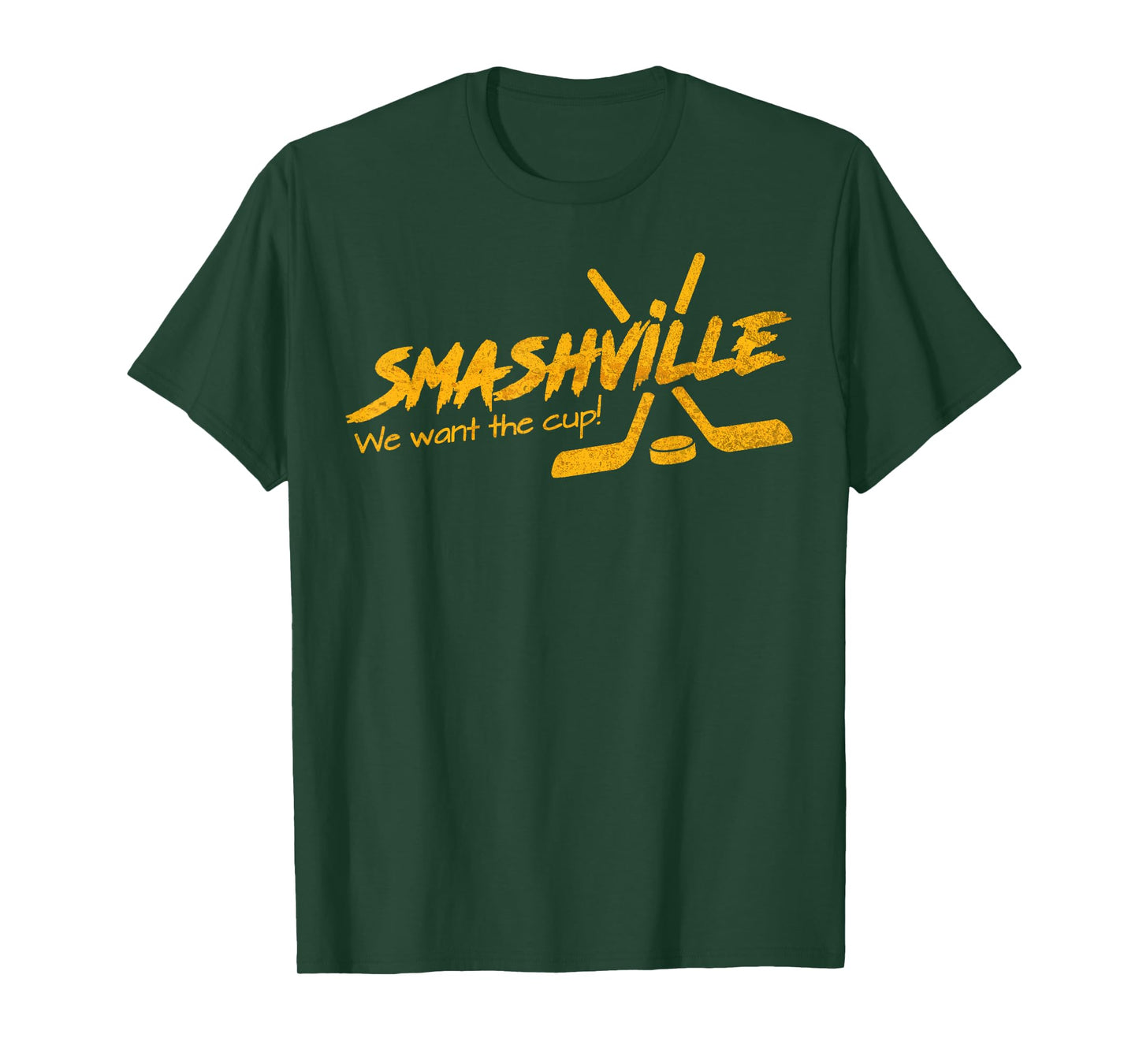 Nashville Hockey Shirts: Smashville We want the cup! T-Shirt