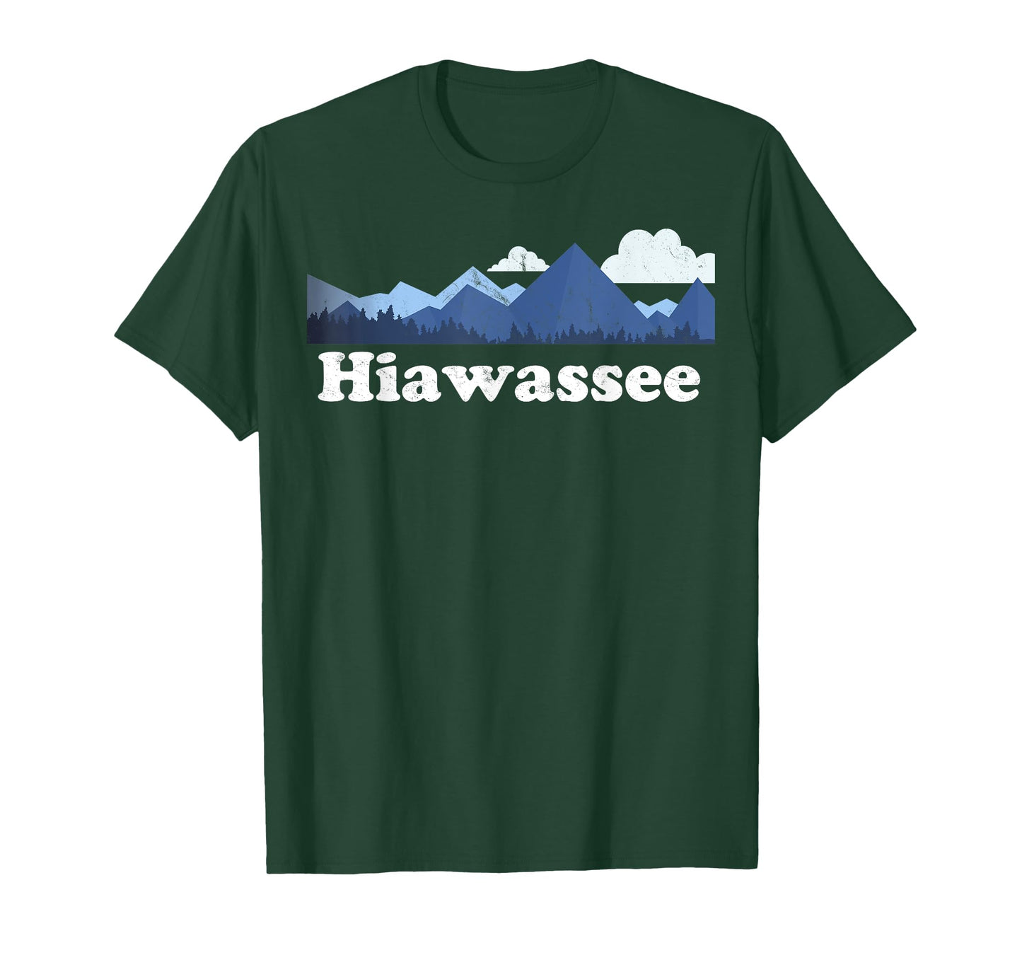 Cute Hiawassee Georgia GA Retro Blue Ridge Mountains T-Shirt
