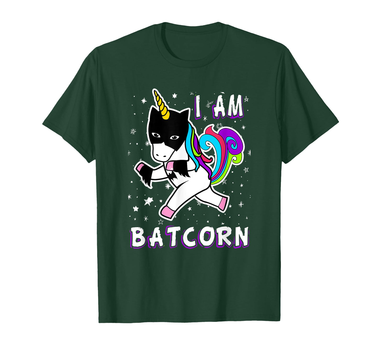 I Am Batcorn Bat Unicorn Superhero Costume T-Shirt T-Shirt
