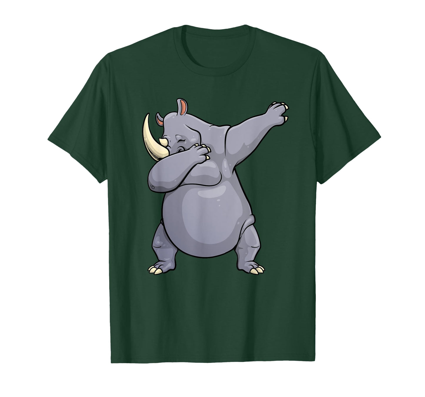 Funny Dabbing Rhinoceros Design For Men Women Rhino Lovers T-Shirt