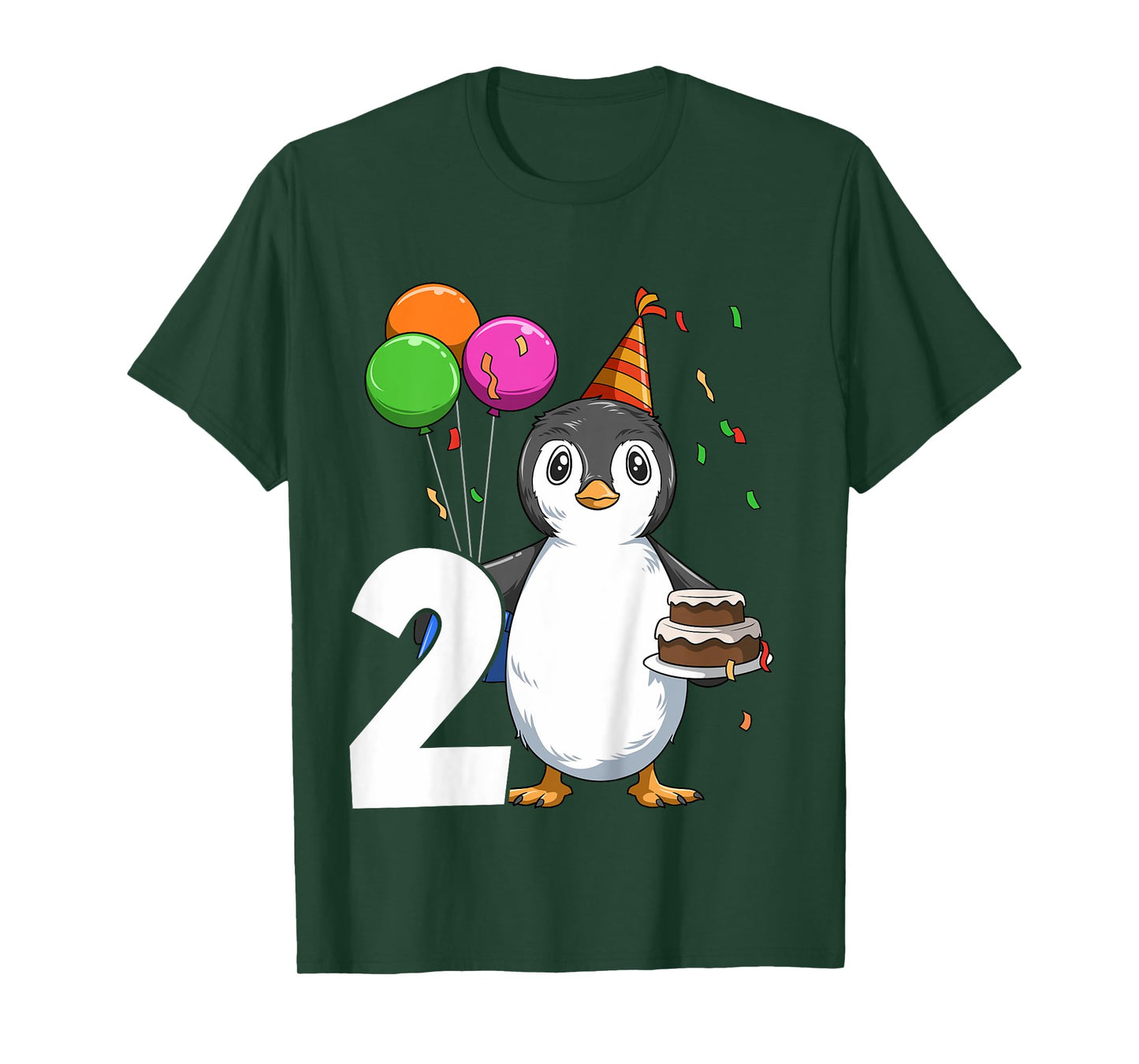 Penguin Birthday 2 Penguin 2nd Birthday Outfit Penguin Party T-Shirt