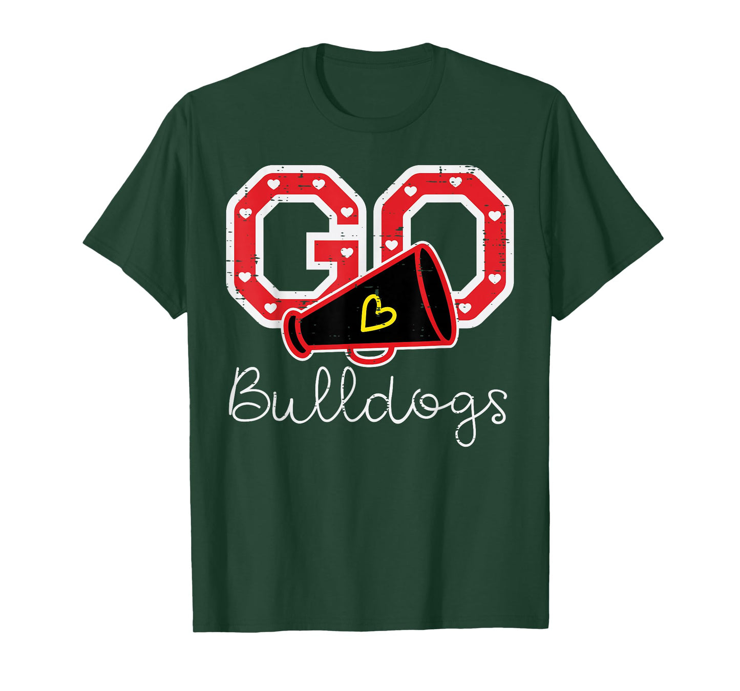 Go Bulldog Men Kids Boys Women Girls Youth Teen T-Shirt