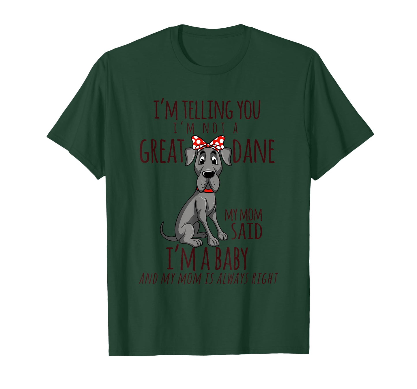 Funny Great Dane Dog Owner Pet Lover Puppy Women Kids Gift T-Shirt