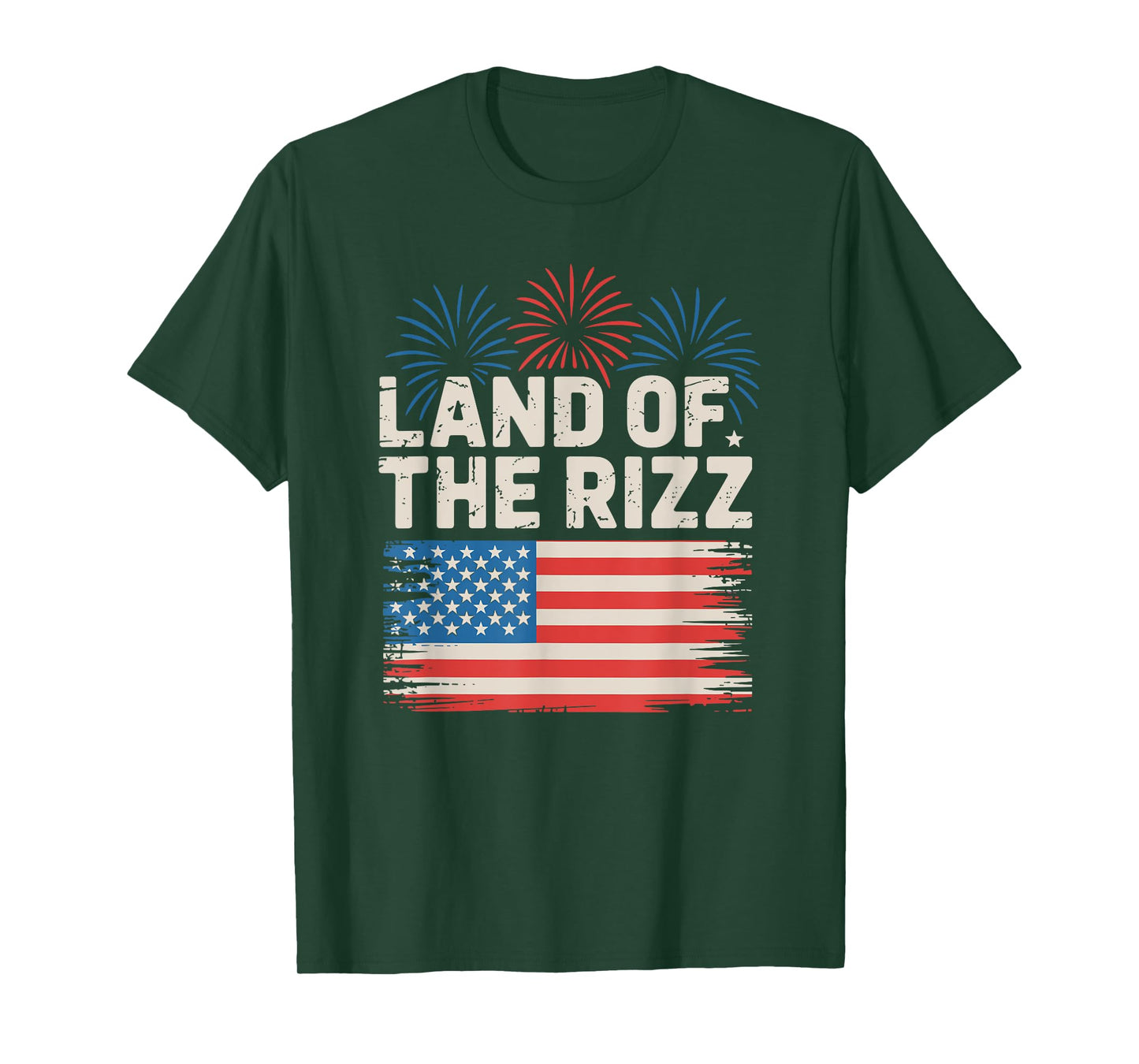 Land Of The Rizz 4th Of July T-Shirt
