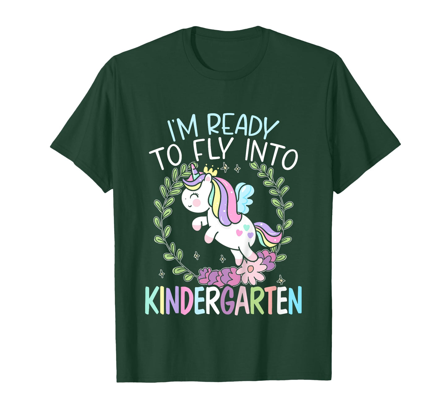 Kids I'm Ready To Fly Into Kindergarten First Day Of School T-Shirt