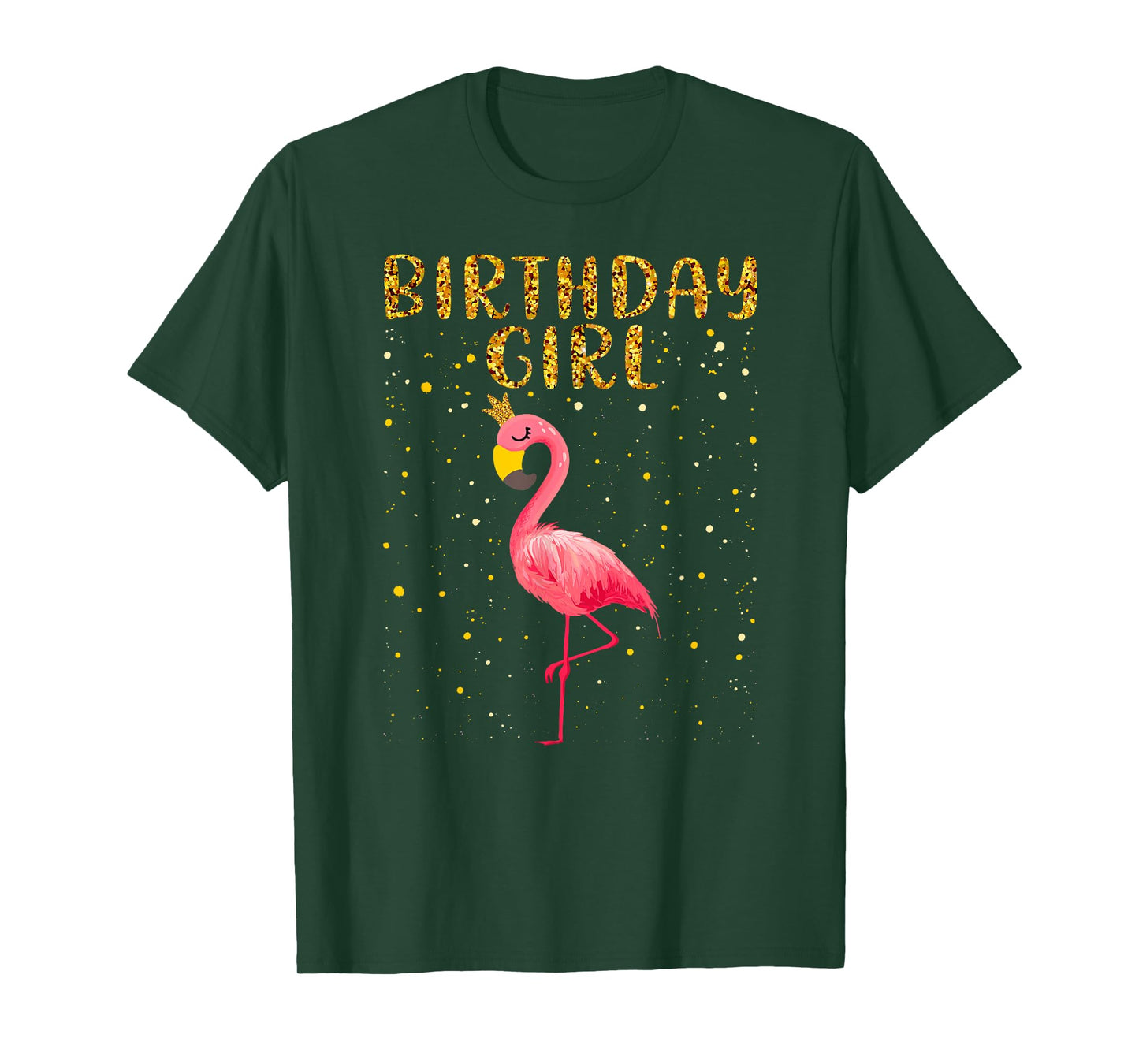 Cute Flamingo Birthday Girl - Funny Flamingo Lover Birthday T-Shirt