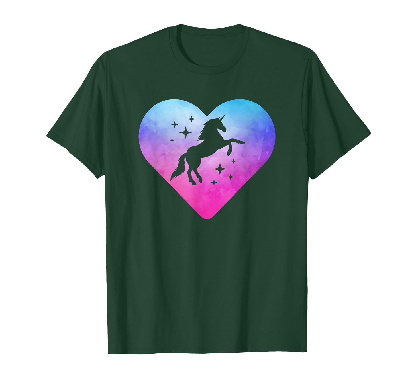 Women or Girls Cute Unicorn T-Shirt
