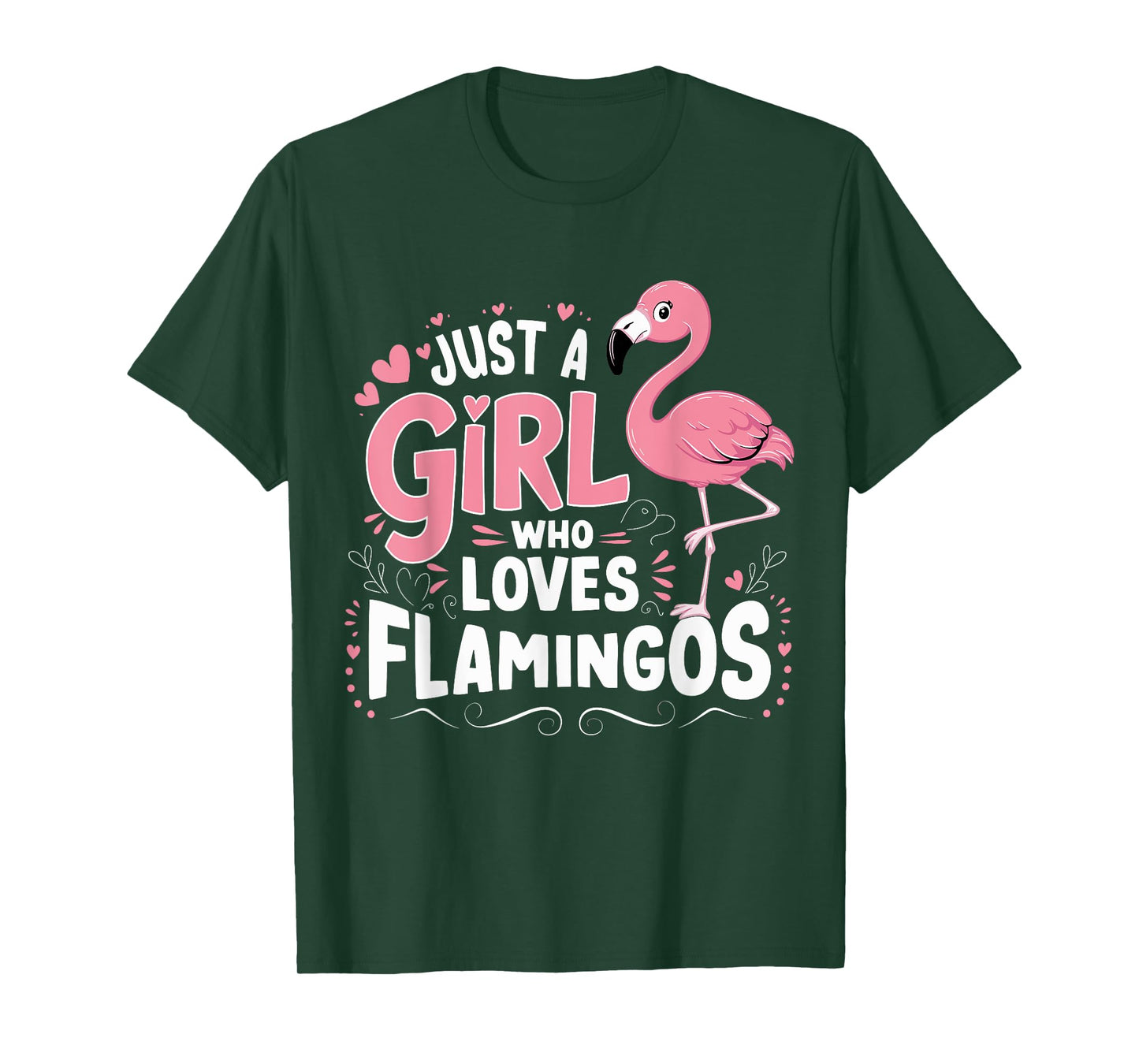 Flamingo Just a Girl who loves Flamingos T-Shirt