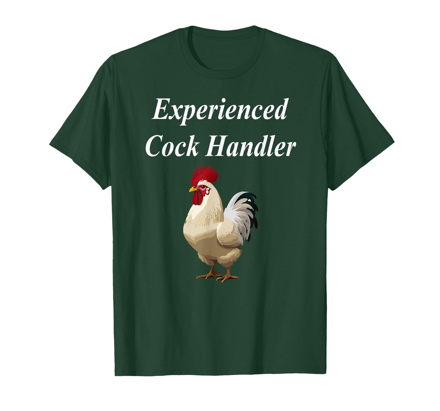 Experienced Cock Handler Funny Raunchy Cougar Adult MILF T-Shirt