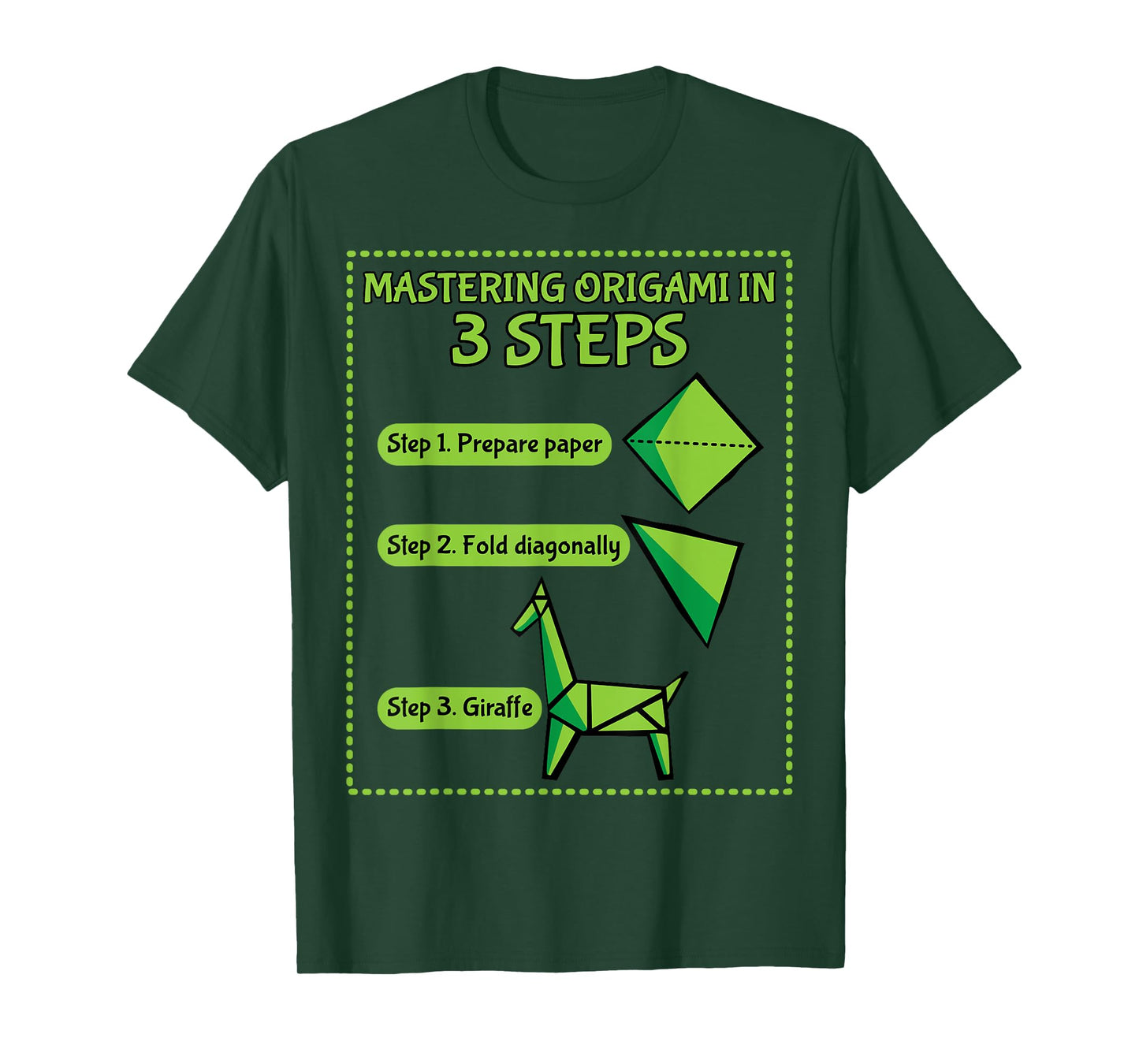 Mastering Origami in 3 Steps Paper Origami Gift T-Shirt