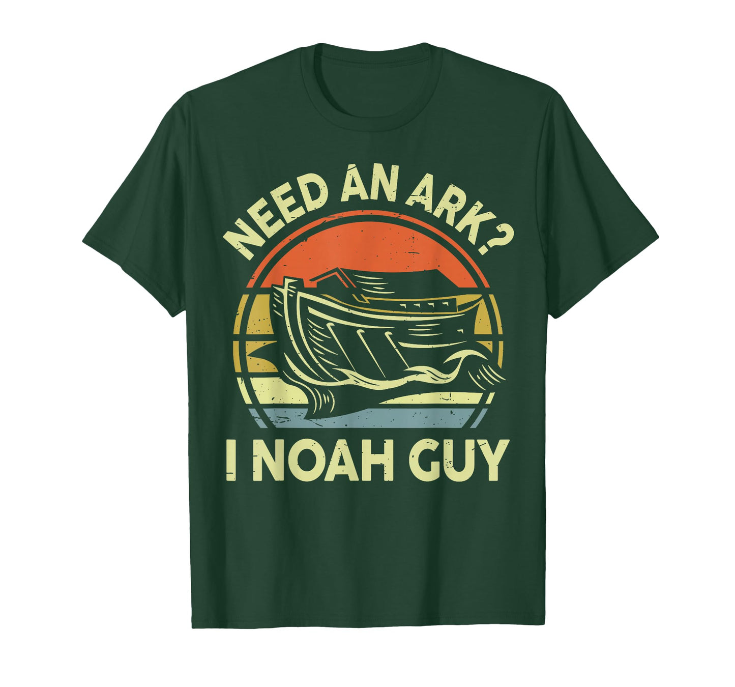 Need an Ark I Noah Guy Funny Christian Boy Humor Bible Verse T-Shirt