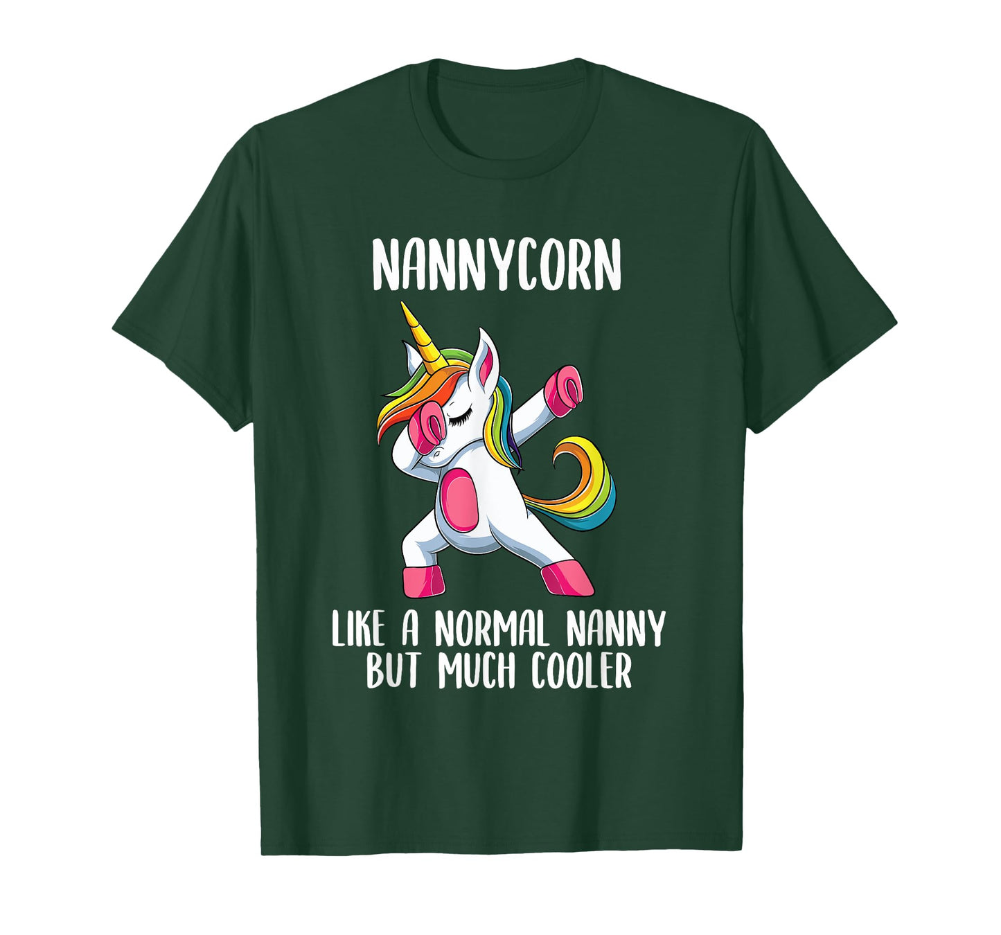 Unicorn Nanny Girl Birthday Party Apparel, Italian NannyCorn T-Shirt