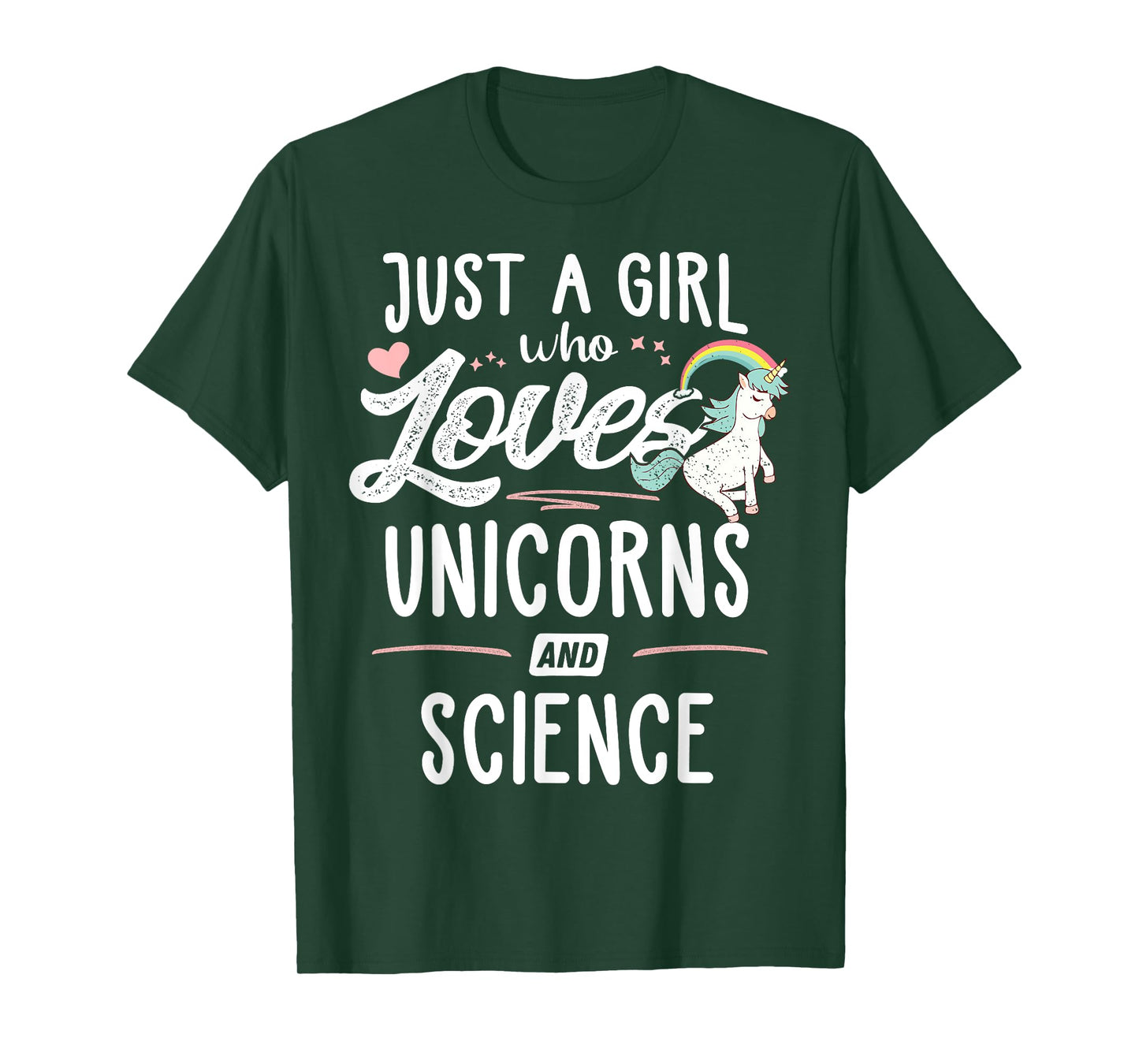Just A Girl Who Loves Unicorns And Science Gift Women T-Shirt