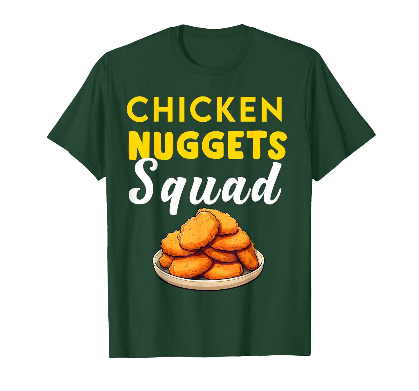 Funny Chicken Nuggets Squad Men Women Kids Nug Girls Boys T-Shirt
