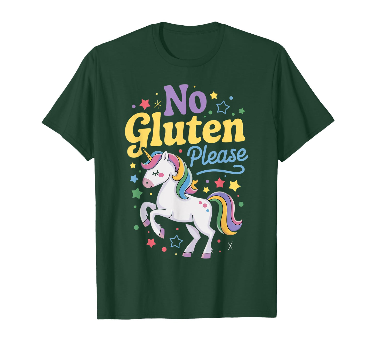 No Gluten Please Wheat Allergy Celiac Disease Gluten Free T-Shirt
