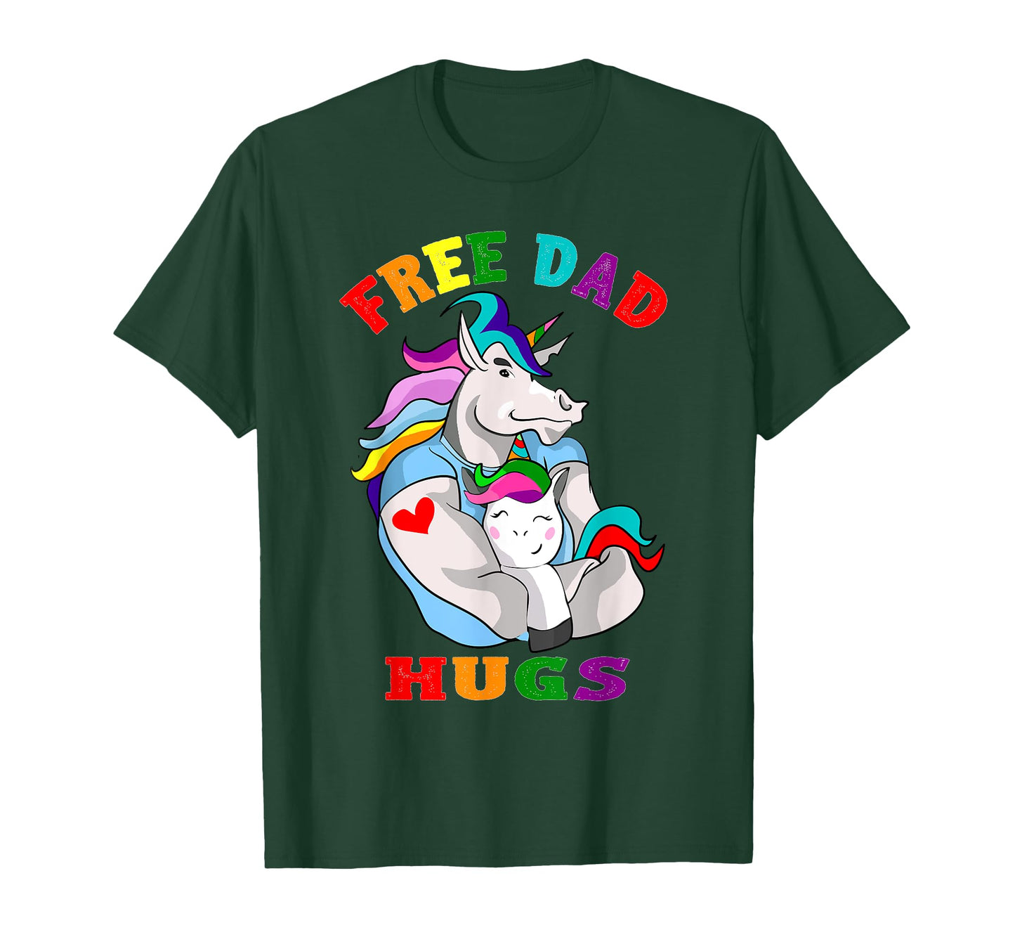 Free Dad Hugs LGBT Gay Pride T-Shirt