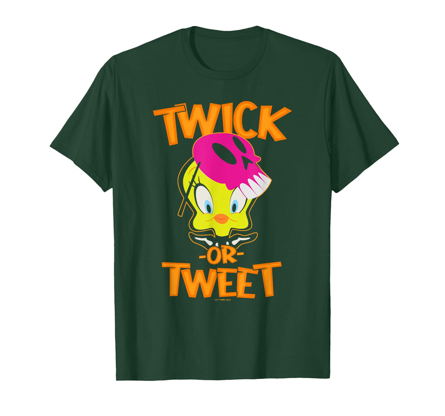 Looney Tunes Halloween Tweety Bird Twick Or Tweet T-Shirt