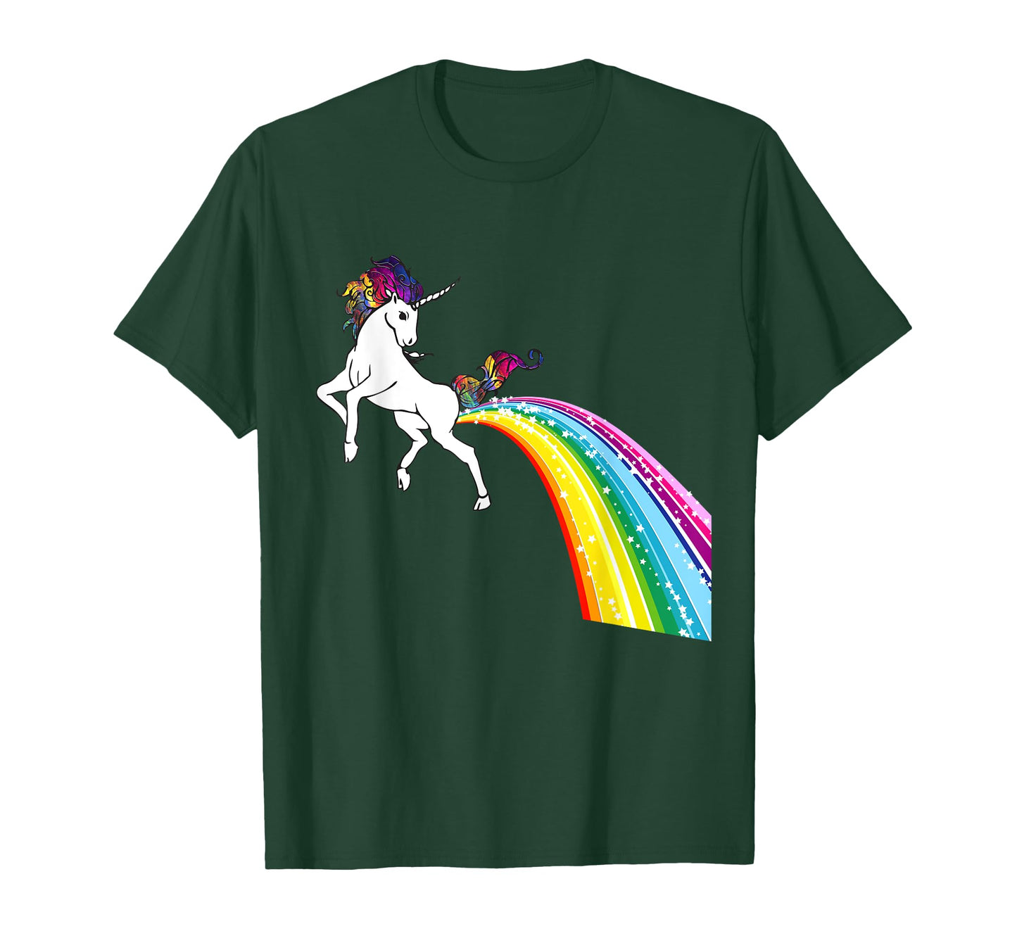 Unicorn Rainbow Poop Shirt - Bottom wiping unicorn T-Shirt